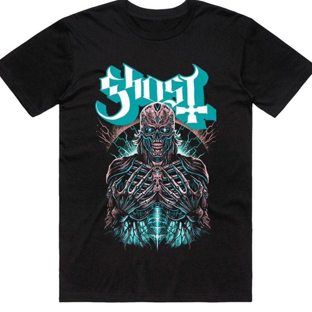 Ghost Cyber Papa Occult Rock Graphic Unisex T-Shirt  165
